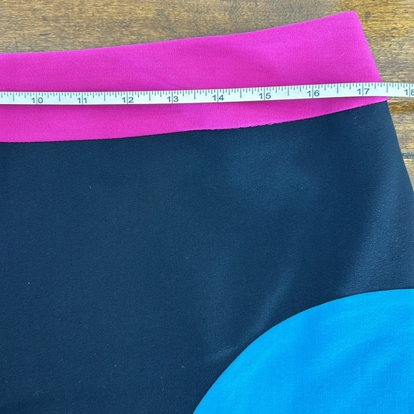 Worthington Art Deco Pencil Skirt Lined Zipper Size 14 Office Polkadot Work Suit - Picture 12 of 16